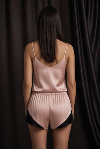 Blush Satin Camisole & Shorts Set